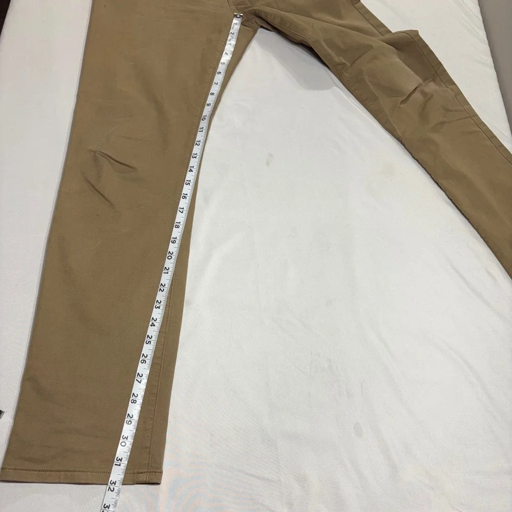 Flint and Tinder Straight Fit Pants Mens 30x32‎ Khaki Tan Twill Rugged Workwear